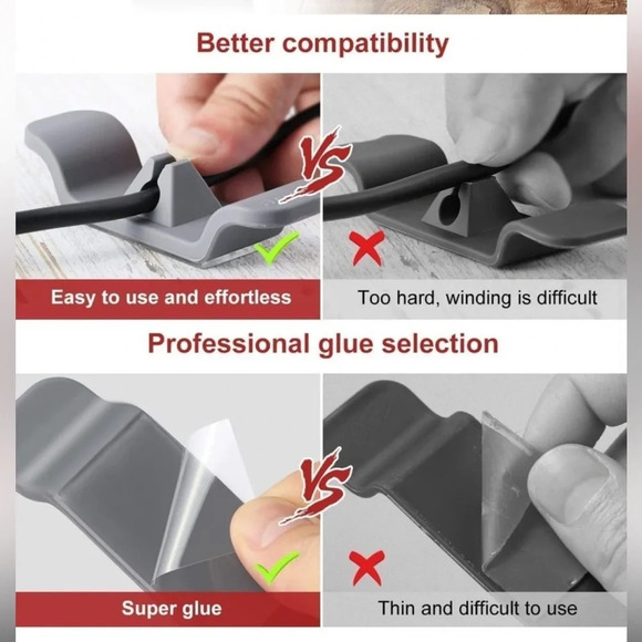 NIB 6 Pack Cord Organizer for Appliances - Picture 4 of 9